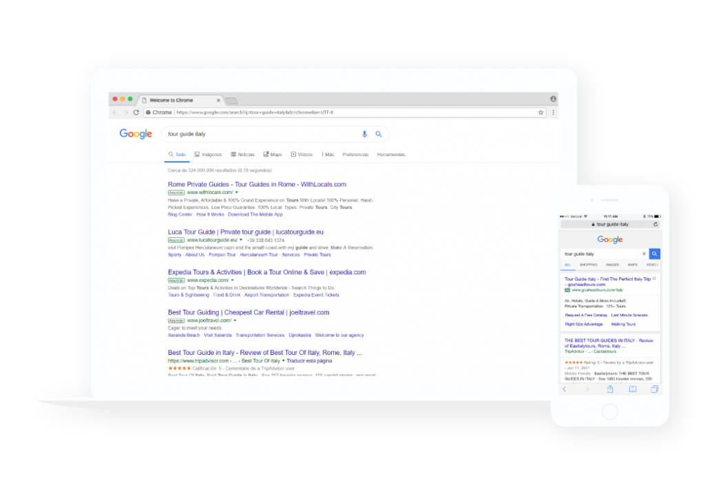 Google Ads Mockup