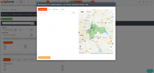 Adplorer Geotargeting