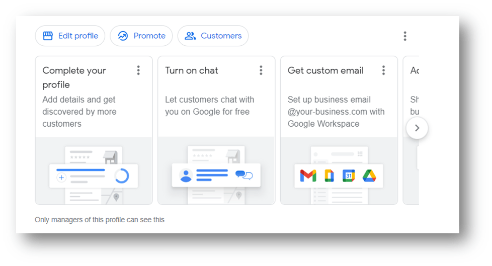 Google My Business - Complete Your Profile