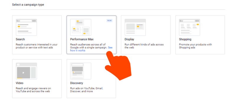 Google Ads Type of Campaigns
