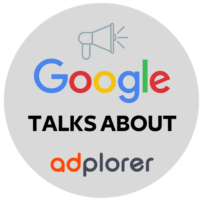 Google talks about adplorer